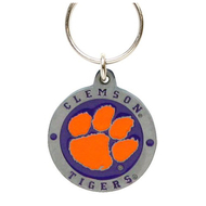 Clemson Tigers Pewter Key Chain