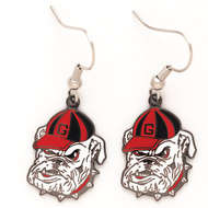 University Of Georgia Bulldogs Dangle Earrings