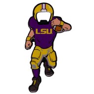 LSU Magnetic Football Player Bottle Opener