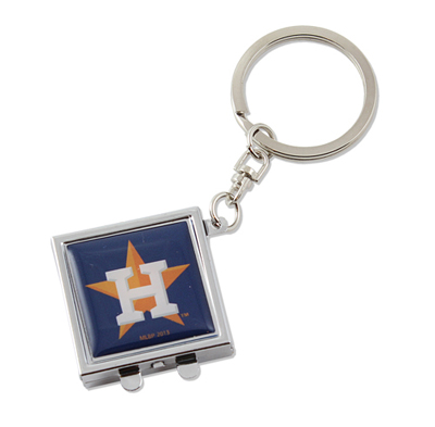 Houston Astros Compact Mirror Keychain